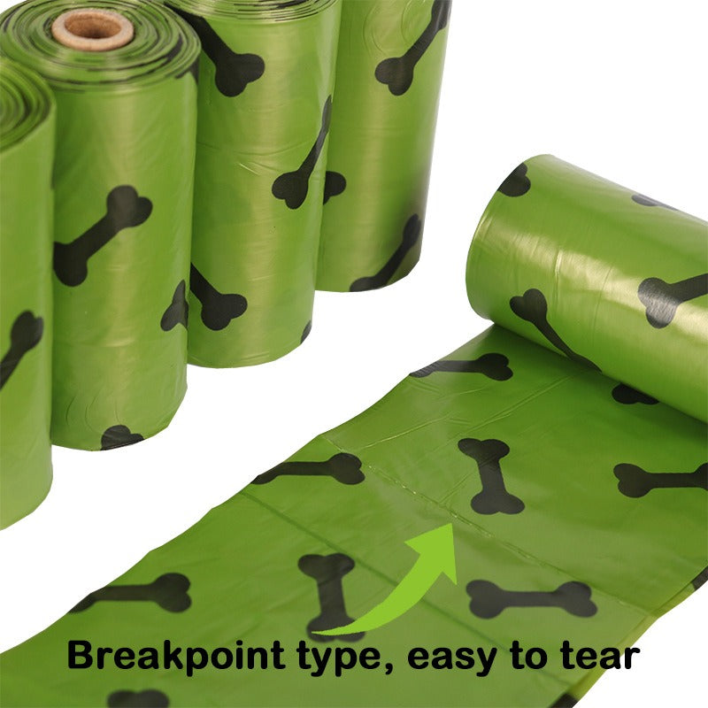 Degradable dog poop bag pet garbage bag